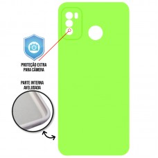 Capa Motorola Moto G40 Fusion e G60 - Cover Protector Verde Limão